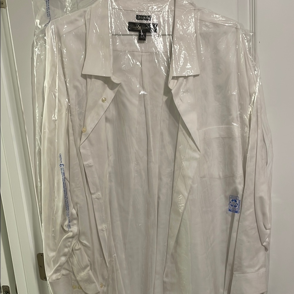 Pronto Uomo White Button-Up Shirt